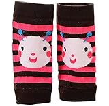 かわいい 赤ちゃん ひざあて ニーパッド ベビーレギンス レッグウォーマー (セットC)