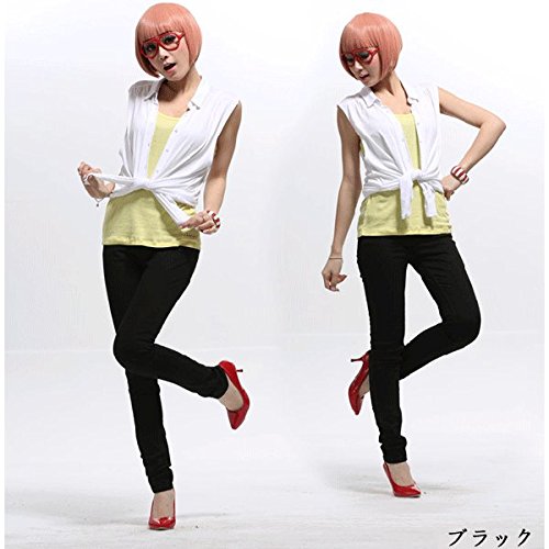 パンツ ズボン/　ロングパンツ 秋 デニム/スラックス ストレート 着痩 ボトムス レディース　脚長 デニムパンツ　美シルエット タイト 美ライン 伸縮性 履き心地 ◆美脚・美尻効果5色・フリーサイズ