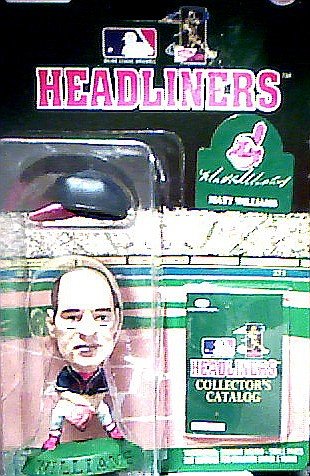1996 - Corinthian - MLB - Headliners - Matt Williams - Cleveland Indians - Vintage 3 Inch Baseball Figure - w/ Collector's Catalog - Limited Edition - Collectible