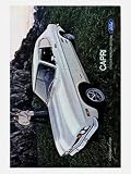 Retro Car Prints: Ford Capri 1971 - Car Advertisement Print - 30 x 40 cm