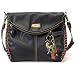 Chala Charming Crossbody Bag with Cat - Black