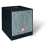 Technical Pro SUB-1501X Carpeted 1500 Watt Passive Subwoofer (Black)