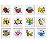 Toy - Insects, Bugs & Creepy Crawlies Temporary Tattoos Pack of 24 - Great Party Loot Bag Fillers