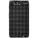 Amzer Luxe Argyle High Gloss TPU Soft Gel Skin Case for Motorola DROID RAZR - Smoke Grey - 1 Pack