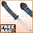 Luv Handel Glass Dildo Blue + Amber