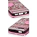 iPhone 5C Case, iPhone 5C Flip Case - E LV Deluxe Tribal print PU Leather Wallet Purse Flip Folio Stand Case Cover for iPhone 5C with 1 Stylus and 1 Clear Screen Protector