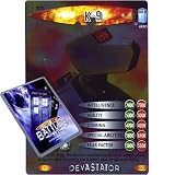 Review Deckboosters  / Doctor Who Single Card : Devastator 150 (975) K-9 Dr Who Battles in Time Rare Card