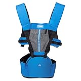 Bethbear® ベビーキャリア 調節可能な肩 ウエストスツール/前向き抱っこ/対面抱っこ/おんぶ4通りの方法 ベルト オリジナル メッシュ バウンサー　3-48ヶ月(ブルー)