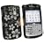 Clip-on Rubber Coated Case for Blackberry Curve 8300, Laser Black Hawaii