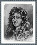 Historic Print (XL): [Christiaan Huygens, 1629-1695, bust portrait]