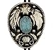 Fancy Southwestern Bolo Tie With Stone (Choice of Turquoise or Black Stone)
