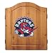 Imperial Toronto Raptors Licensed Solid Pine Cabinet and Bristle Dartboard Set