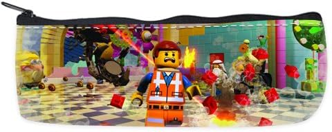 Custom The Lego Movie Zippered Pen Pencil Case Bag (Two Sides)