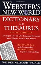 Webster's New World Dictionary and Thesaurus