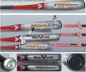 Phantom Youth Baseball Bat VX99 Ultra Strength Alloy 29 Inch 17 oz (-12)