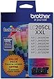 Brother Printer LC2053PKS Multi Pack Ink Cartridge, Cyan/Magenta/Yellow