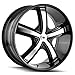 18" Mazzi 359 BOOST Wheel Black 18x7.5 5x112 5x120 +40mm 359-8709B