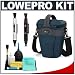 Lowepro Cirrus TLZ 25 Holster Camera (Blue) Bag/Case + Accessory Kit for Canon Rebel XSi, XS, XTi, 40D, Nikon D40, D60, D80, D200, D300, D700, Olympus Evolt E-410, E-420, E-510, E-520, and Sony Alpha A200, A300, A350, A700 Digital SLR Cameras