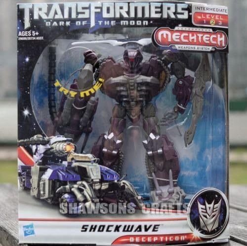 TRANSFORMERS MOVIE 3 DARK OF THE MOON VOYAGER CLASS SHOCKWAVE ACTION FIGURE