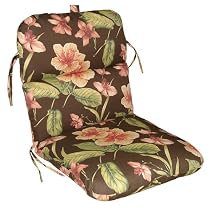 Chair Cushion - Brown Floral