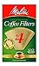 Melitta Cone Coffee Filters, Natural Brown #4, 100 Count (Pack Of 3)