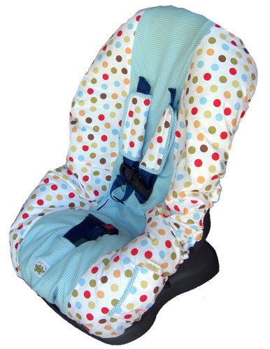 Picture of Cozy Patricia Ann Designs Cocoa Sky Dot Toddler Carseat Cover B004QKM2X8 (Baby Shopping Cart Covers)