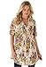 Roamans Women's Plus Size English Floral Bigshirt