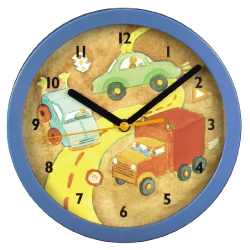 Hama 00106933 Kinder-Wanduhr \"Auto\", blau Preisvergleich