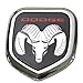 Dodge 3D Chrome Ram Head Grille Emblem