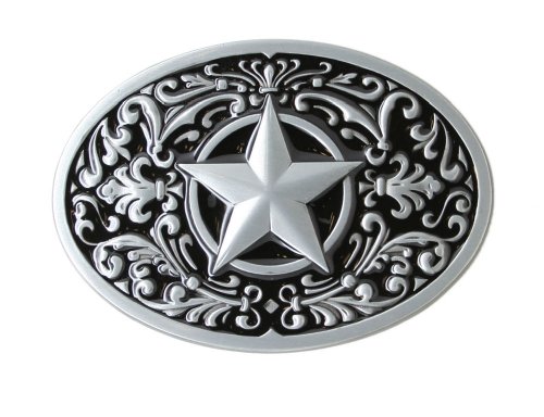 Western Star Belt Buckle - Black