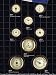 Nautical French Weathermasters Tide Clock on Cherry Wood - 9