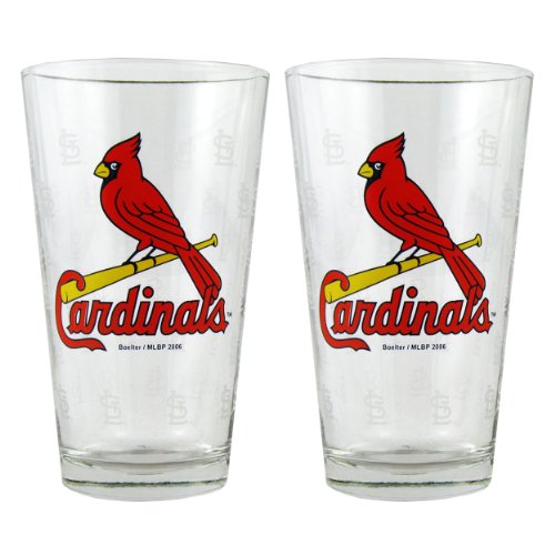 St Louis Cardinals 2 Pack Pint Glasses