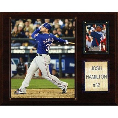 MLB Texas Rangers Josh Hamilton Player Plaque