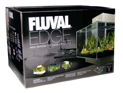 Fluval Edge Aquarium Set, Pewter, 6-Gallon