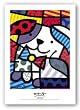 Ginger by Romero Britto 31.25"x23.25" Art Print Poster Latin