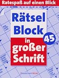 Produkt-Bild: R&auml;tselblock in gro&szlig;er Schrift 45 - 5er-Einheit