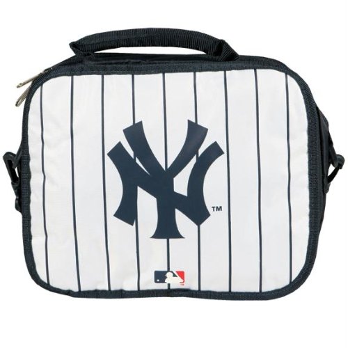 New York Yankees - Logo Pinstripe Soft Lunch Box MLB Pro Baseball