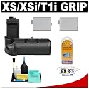 Zeikos BG-E5 Vertical Multi-Power Vertical Battery Grip + 2 LP-E5 Batteries + Accessory Kit for Canon XSi, XS & T1i Digital SLR Cameras