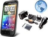 UltimateAddons Worldwide Travel Charging Kit + Battery for HTC Sensation