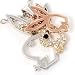 Triple Bunny Drop Pendant (gold, Copper, Silver)