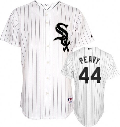 Jake Peavy Jersey: Youth Majestic Home Pinstripe Replica #44 Chicago White Sox Jersey