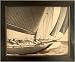 Sepia Sailing Vintage Sail Boat Sail Boat Art Picture