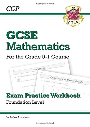 new gcse maths exam practice workbook foundation for the grade 9 1 course includes answers