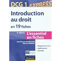 Introduction au droit DCG 1- en 19 fiches - 3�me �dition