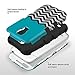 Galaxy S4 Mini Case, ULAK Hybrid (Hard Plastic Shell + Soft Silicone) Protective Rubber Rugged Hard Case for Samsung Galaxy S4 Mini i9190/i9192/i9195 (Follow the Sky/Black)