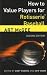 Books : How to Value Players for Rotisserie Baseball