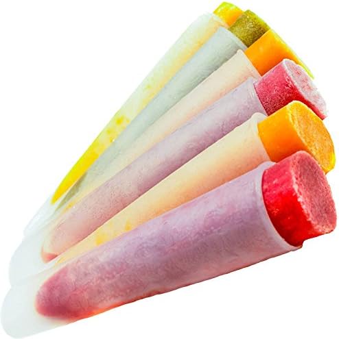 6 Premium Durable Silicone Popsicle Molds. Bonus Recipe E-book