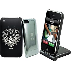 Dexim DCA177 P-Flip 3 in 1 Bundle Pack Foldable Power Dock for iPhone 3GS/3G/iPod Touch 3G/2G/1G