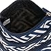 Womens Greek Key Crossbody Swingpack Bag (Navy & White)