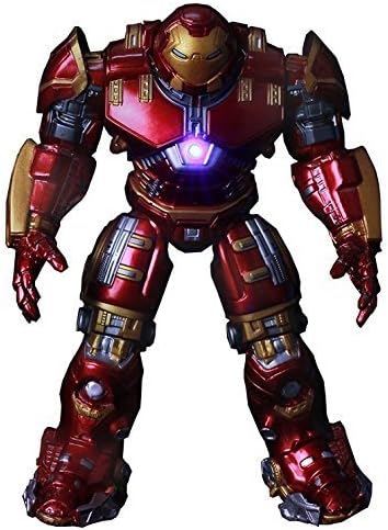 2015 Hot NEW 1pcs movie avengers 2 18cm Age of Ultron light Iron man metal Mark 43 Hulkbuster PVC Action Figure toys dolls by Cherub for Kids